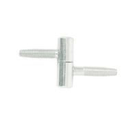 J542770 Charnière barrel à vis 40x13 mm acier zingué blanc