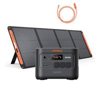 Jackery E3000 v2 Station Électrique & 200W Panneau Solaire & Câble Voiture | 3072Wh/3600W, Max 7200W LFP Batterie, 1.8H Charge Rapide, Générateur Solaire pour domestique, camping, urgences, camping-cars