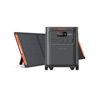 Jackery E3600Plus Station électrique avec panneau solaire de 200W, 3584Wh | 3 600 W de puissance continue, extensible à 21,5 kWh, recharge solaire flexible pour jardin et sites hors réseau