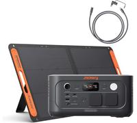 Jackery Explorer 500v2 Générateur Solaire Portable avec Panneau 100W et Câble d’Extension 5M, Batterie LFP 512Wh/500W, UPS ≤10ms, Charge Rapide 1.3h, Station pour Camping et Urgence