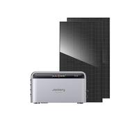 Jackery SolarVault 3 Pro Kit Solaire Balcon avec Batterie, 2×500W Panneaux Bifaciaux Verre-Verre, 4000W 4 MPPT, Stockage Extensible 15,12kWh, Autoconsommation Maison Plug & Play