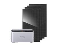 Jackery SolarVault 3 Pro Kit Solaire Balcon avec Batterie, 4×500W Panneaux Bifaciaux Verre-Verre, 4000W 4 MPPT, Stockage Extensible 15,12kWh, Autoconsommation Maison Plug & Play