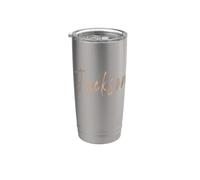 Jackson Mississippi Design vintage élégant Gobelet isotherme en acier inoxydable double paroi