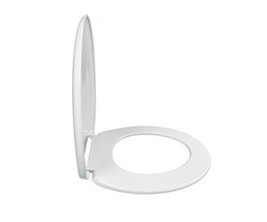 JACOB DELAFON Abattant WC pour modèles Huno/Atila/Mideo/Brive+ Siège en polypropylène avec couvercle et charnières métalliques Blanc E4357G-00