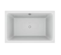 Jacob Delafon – Baignoire bain-douche CAPSULE 120 x 80 cm Gain de place Blanc