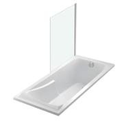 Jacob Delafon Baignoire Droite Corvette Confort + Pare Bain Acrylique renforcé 180 x 80