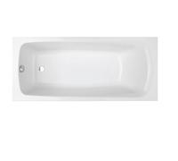 Jacob Delafon - Baignoire Rectangulaire BRIVE - 170 x 75 cm - Pieds Réglables QuickClip, Fixation Rapide - Fabrication Française - Acrylique - Blanc - E6115-00