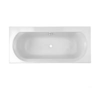 Jacob Delafon - Baignoire Rectangulaire ÉLISE - 180 x 80 cm - Double Dos - Fabrication Française - Pieds Réglables Quick Clip - Acrylique, Blanc - E60283-00