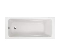 Jacob Delafon - Baignoire Rectangulaire QUALIS, Vidage et Pieds - 180 x 80 cm - Avec accoudoirs - Matériaux recyclés - Réparable - Surface Antibactérienne - Fabrication Française - Blanc - E6D431-00