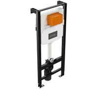 Jacob Delafon Bâti-Support Mural avec Réservoir 3/6 L, Sans Plaque | Chasse à remplissage différé. Châssis supportant 400kg . Hauteur ajustable