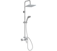Jacob Delafon - Colonne de Douche Mécanique COLETTE - Pomme de tête carrée 20 cm - 4 Jets - E29868-CP