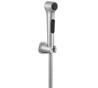 Jacob Delafon - Douchette Hygiénique Elate pour WC - Avec support mural et flexible 1,2m - 1 jet - Sans robinet - Finition Chrome - H16,2xL3,4cm - E97258-CP
