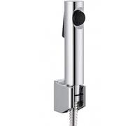 Jacob Delafon Douchette WC Bidet Cuff, avec support mural, Chrome | Raccord Universel G1/2. Flexible 1,2m. Aérateur anti-calcaire. Sans robinet
