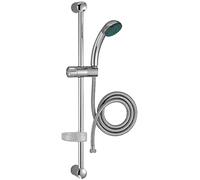 Jacob Delafon Eco - Ensemble douche Barre 0,6 m Flexible 1,75 m Chrome/Chrome