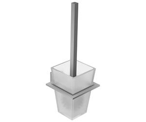 JACOB DELAFON EO E77871-CP Brosse WC Murale carrée Kit de Fixation Murale Inclus Couleur Chrome