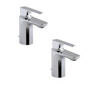 JACOB DELAFON Lot de deux mitigeurs lavabo Aleo+ avec tirette