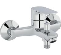Jacob Delafon Mitigeur Bain-Douche Mural Mécanique Oscar, Chrome | Cartouche céramique. Poignées métal. Débit 12L/min douche 20L/min bain