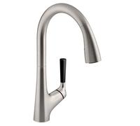 JACOB DELAFON Mitigeur cuisine Malleco Bec haut inox brossé douchette extractible