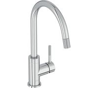 Jacob Delafon - Mitigeur d'Évier de Cuisine Edgar - Douchette extractible - Bec pivotant - Économie d'eau - 38,8x26,4x14,4cm - Finition Chrome - E23309-CP