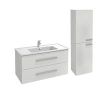 Jacob Delafon Pack Meuble Vasque 100 cm Ola up Blanc + Colonne