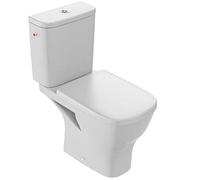 Jacob Delafon - Pack WC au Sol Sans Bride Struktura - Sortie Horizontale - Réservoir 3/6L Econome en Eau - Robinet Flotteur Silencieux - Abattant Recouvrant - 34,0x76,0x64,5 cm - Blanc - E76003-00