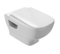 Pack cuvette suspendu SANS BRIDE STRUKTURA avec Abattant thermodur Blanc - JACOB DELAFON - EDE112-00