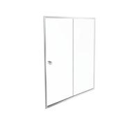 Paroi douche Serenity, 140 cm, porte coulissante réversible instal. Niche