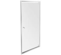 Porte de douche pivotante 90 cm profilé chromé Serenity