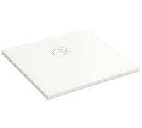 Jacob Delafon - Receveur de Douche Extraplat Struktura - 90x90 cm - Gel Coat Neoroc Ultra Résistant - Antidérapant PN24 - Surface Pierre Naturelle Antibactérienne - Blanc Gypse - E62801-SS2