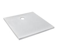 Jacob Delafon Receveur Douche Extraplat Ipso 90x90 Antidérapant, Blanc Mat | Fabriqué en France. Sans ressaut. Antifongique. 50% de matériaux recyclés