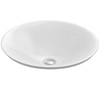 Jacob Delafon - Vasque Carillon ronde 45cm - Blanc - Forme douce contemporaine - Entretien rapide avec pentes douces - E96118-0