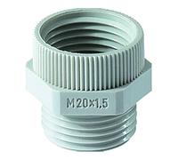 jacob Jacob Raccord de transition PG16/M20x1,5 en plastique PA RAL7035 Quantité:1