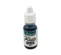 Jacquard Pinata - Encre à alcool 020 bleu sarcelle pour résine époxy, colorant permanent pour fabrication de gobelets, séchage rapide sur papier Yupo - Formule sans acide - 14 ml