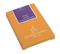 Jacques Herbin 11073JT Boîte 7 gdes cartouches international.-Violet Boréal