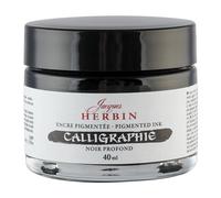Jacques Herbin 11309T - Encre de calligraphie - noir profond 40ml