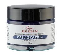 Jacques Herbin 11318T - Encre de calligraphie - bleu marine 40ml