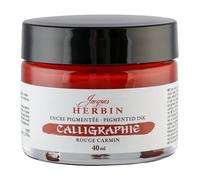 Jacques Herbin 11329T - Encre de calligraphie - rouge Carmin 40ml