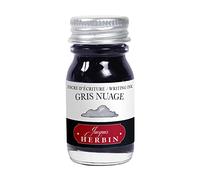 Jacques Herbin 11508T - Un flacon d'encre d'écriture 10 ml pour stylo-plumes et stylos roller, Gris nuage - Fabriqué en France