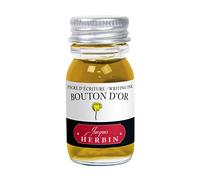 Jacques Herbin 11553T Flacon encre écriture 10ml - Bouton d'or