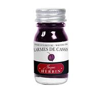 Jacques Herbin 11578T - Un flacon d'encre d'écriture 10 ml pour stylo-plumes et stylos roller, Larme de cassis - Fabriqué en France