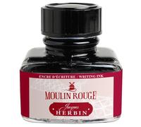 Jacques Herbin 13827T Flacon d'encre à écrire- 30 ml- rouge - Moulin rouge