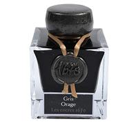 Jacques Herbin 15009JT Encre 1670 pailletée dorée Gris orage 50 ml
