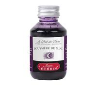 Jacques Herbin 17048T - Flacon d'encre à écrire 100ml - Stylo-plumes, stylos roller - Poussière de Lune - Fabriqué en France