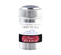 Jacques Herbin 20108T - Une boite de 6 cartouches d'encre pour stylo-plumes et stylos roller (produit sans emballage - objectif zéro déchet), Gris nuage
