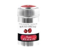 Jacques Herbin 20129T - Une boite de 6 cartouches d'encre pour stylo-plumes et stylos roller (produit sans emballage - objectif zéro déchet), Rouge grenat