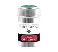 Jacques Herbin 20137T - Boite de 6 cartouches d'encre pour stylo-plumes et stylos roller (produit sans emballage - objectif zéro déchet), Lierre sauvage