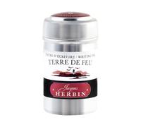 Jacques Herbin 20147T - Une boite de 6 cartouches d'encre pour stylo-plumes et stylos roller (produit sans emballage - objectif zéro déchet), Terre de feu