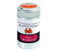 Herbin Boîte De 6 Cartouches D'encre Standard Orange Indien