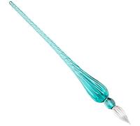 Jacques Herbin 21433T - Plume de verre ronde 18 cm, Turquoise