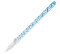 Jacques Herbin 21714T - Plume de verre droite 16 cm, Bleu Calanque